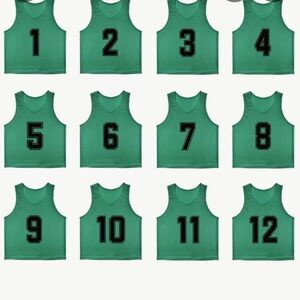Youth/Adult Green Sports Jersey Set